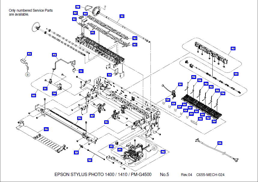 Epson Stylus Photo 1400 Parts Manual-5